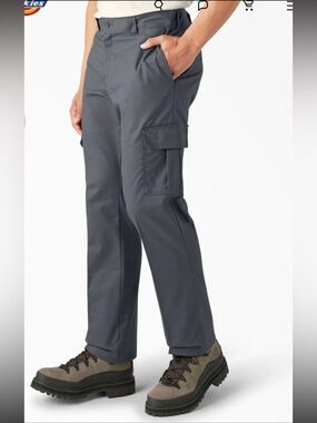 NWT Dickies Gray Cargo Work Pants 44/37U